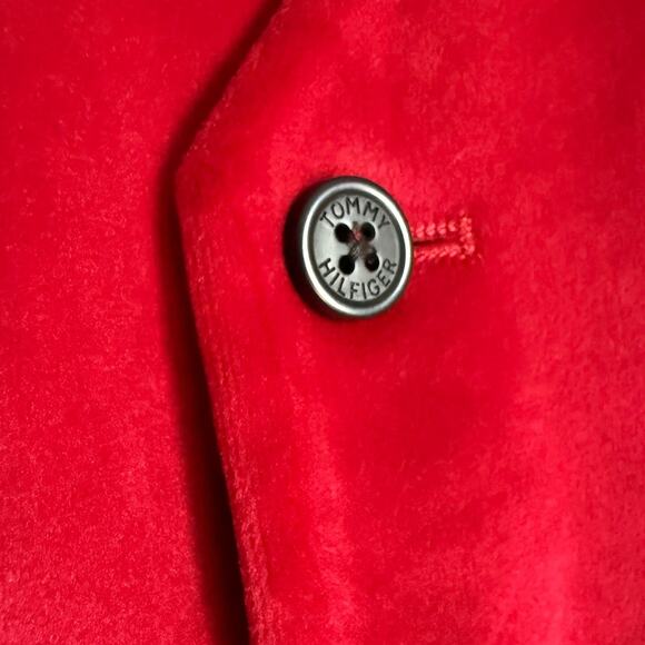 Tommy Hilfiger Boys 14 Red Velvet Vest Khaki Pants Set Preppy Holiday Outfit - Picture 12 of 16